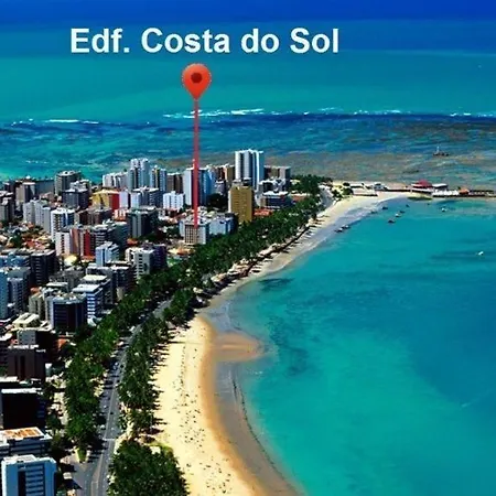 Apt Por Temporada Em Ponta Verde, Studio Com 02 Quartos Com Vista Lateral Mar - Melhor Localizacao Na Orla De Maceio Exterior photo